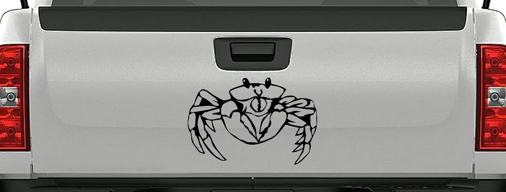 Crab Car or Truck Window Vinyl Decal Sticker (Black)