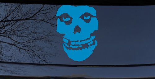 Crimson Ghost Skull Car or Truck Window Decal Sticker