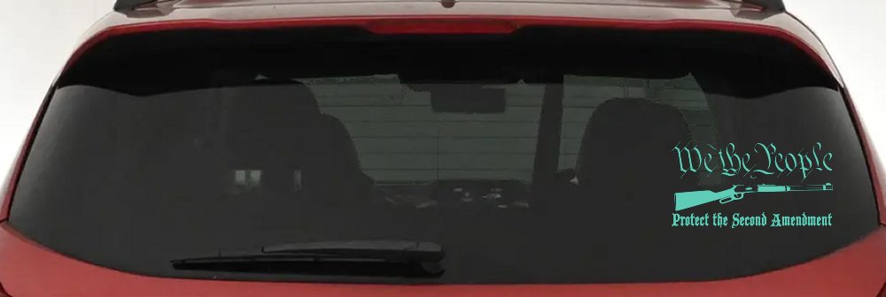 We The People Protect The Second Amendment Anti Gun Control Hunting Car or Truck Window Decal Sticker