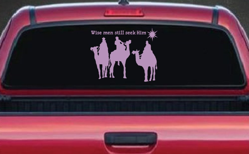 Jesus Wise Men Still Seek Him Christian Car or Truck Window Decal Sticker