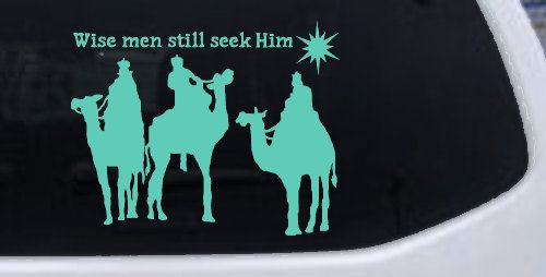 Jesus Wise Men Still Seek Him Christian Car or Truck Window Decal Sticker