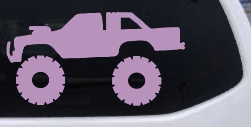 Monster Truck Off Road Car or Truck Window Decal Sticker (Lilac)