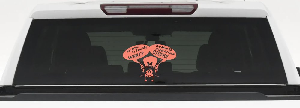 Yosemite Sam Anti Gun Control You want to Take My What Funny Car or Truck Window Decal Sticker