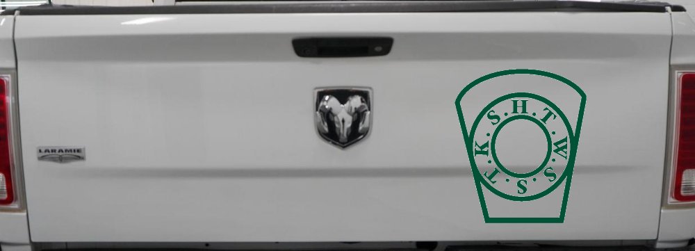 Royal Arch Mason HTWSSTKS keystone Car or Truck Window Decal Sticker