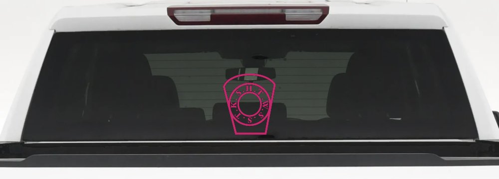 Royal Arch Mason HTWSSTKS keystone Car or Truck Window Decal Sticker