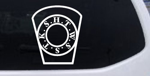 Royal Arch Mason HTWSSTKS keystone Car or Truck Window Decal Sticker