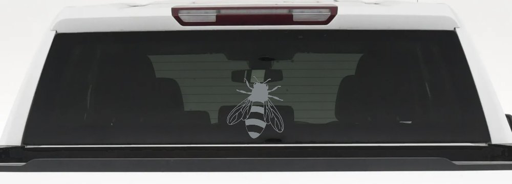 Honey Bee Car or Truck Window Decal Sticker