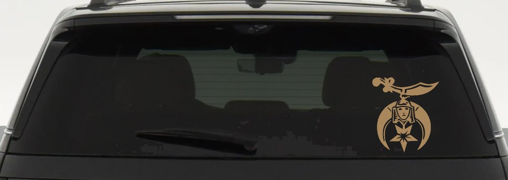 Shriner Logo Car or Truck Window Decal Sticker