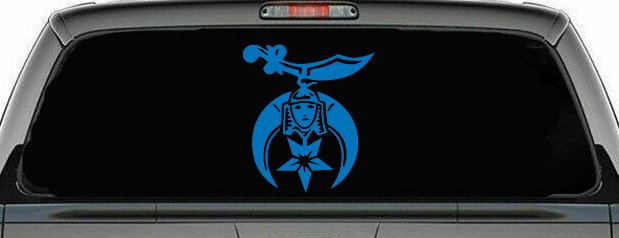 Shriner Logo Car or Truck Window Decal Sticker