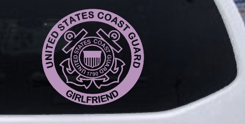 United States Coast Guard Girlfriend Military Car or Truck Window Decal Sticker