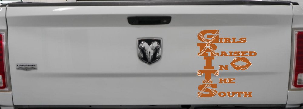 GRITS Girls Raised In The South Country Car or Truck Window Decal Sticker