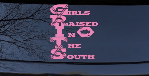 GRITS Girls Raised In The South Country Car or Truck Window Decal Sticker