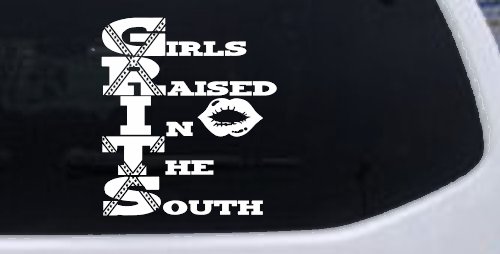 GRITS Girls Raised In The South Country Car or Truck Window Decal Sticker