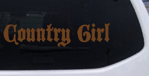Country Girl Car or Truck Window Decal Sticker