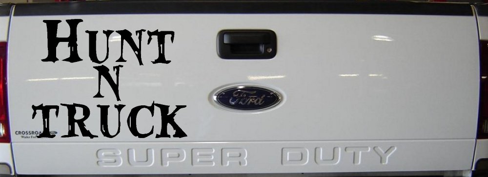 Hunt N Truck Hunting Car or Truck Window Decal Sticker