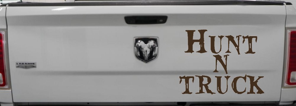 Hunt N Truck Hunting Car or Truck Window Decal Sticker