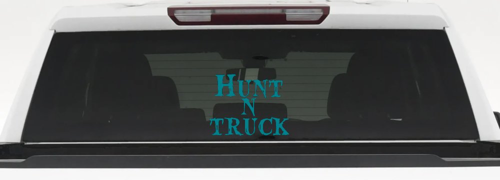 Hunt N Truck Hunting Car or Truck Window Decal Sticker