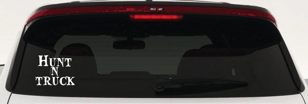 Hunt N Truck Hunting Car or Truck Window Decal Sticker