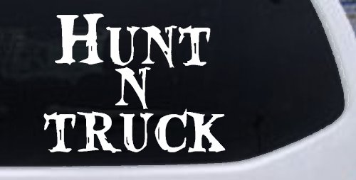 Hunt N Truck Hunting Car or Truck Window Decal Sticker