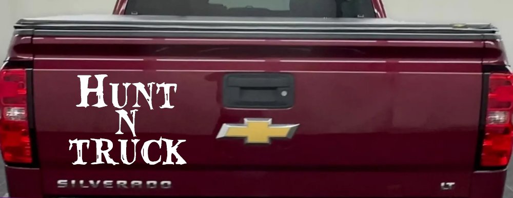 Hunt N Truck Hunting Car or Truck Window Decal Sticker