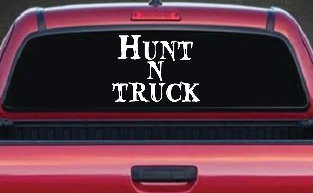 Hunt N Truck Hunting Car or Truck Window Decal Sticker