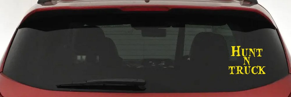 Hunt N Truck Hunting Car or Truck Window Decal Sticker