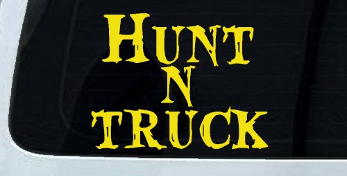 Hunt N Truck Hunting Car or Truck Window Decal Sticker