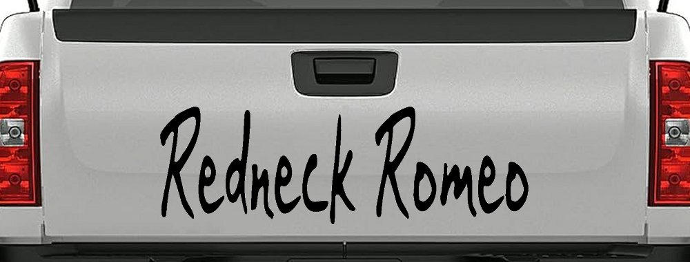 Redneck Romeo Country Car or Truck Window Decal Sticker