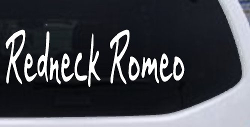 Redneck Romeo Country Car or Truck Window Decal Sticker