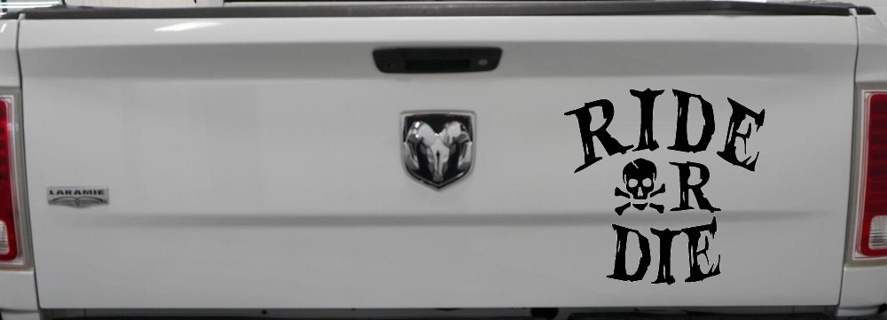 Ride Or Die Biker Car or Truck Window Decal Sticker