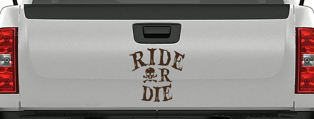 Ride Or Die Biker Car or Truck Window Decal Sticker