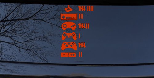 Video Game Controller Keeping Count Funny Car or Truck Window Decal Sticker