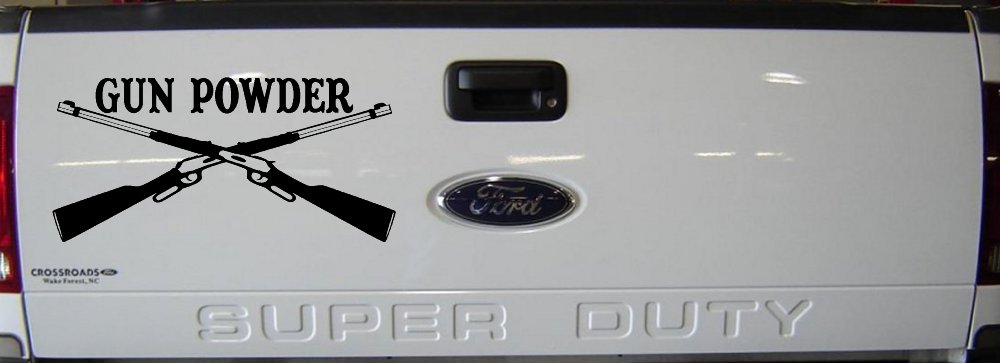 Gun Powder Hunting Car or Truck Window Decal Sticker
