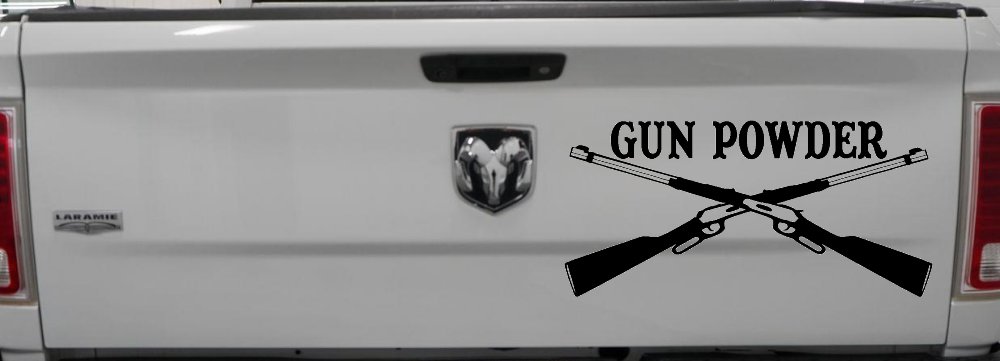 Gun Powder Hunting Car or Truck Window Decal Sticker
