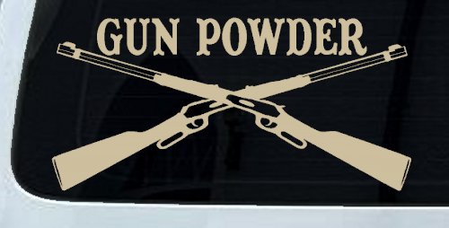 Gun Powder Hunting Car or Truck Window Decal Sticker