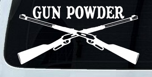 Gun Powder Hunting Car or Truck Window Decal Sticker