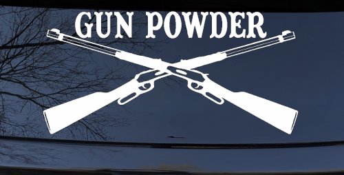 Gun Powder Hunting Car or Truck Window Decal Sticker