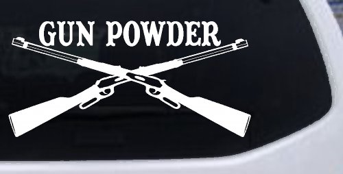 Gun Powder Hunting Car or Truck Window Decal Sticker