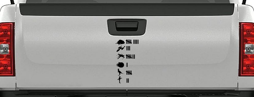 Star Wars Keeping Count Rebel Sci Fi Car or Truck Window Decal Sticker