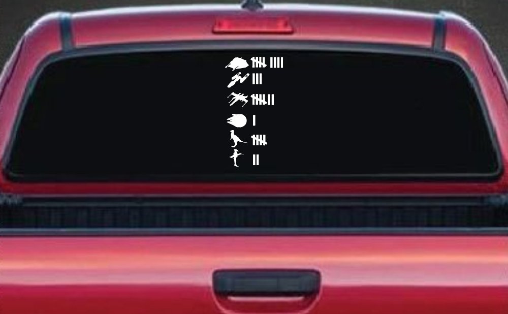 Star Wars Keeping Count Rebel Sci Fi Car or Truck Window Decal Sticker