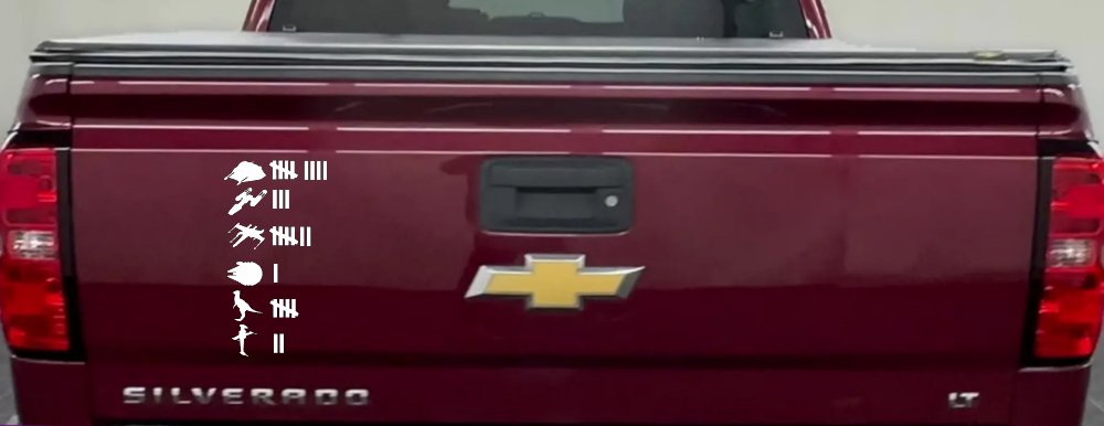 Star Wars Keeping Count Rebel Sci Fi Car or Truck Window Decal Sticker