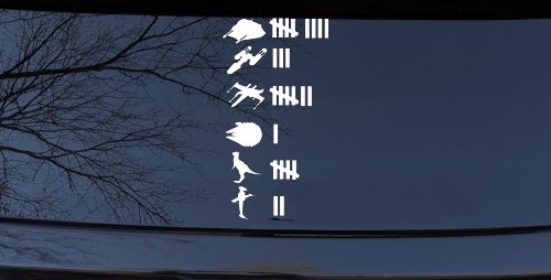 Star Wars Keeping Count Rebel Sci Fi Car or Truck Window Decal Sticker