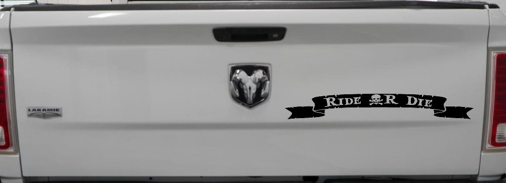 Ride Or Die Banner Car or Truck Window Decal Sticker