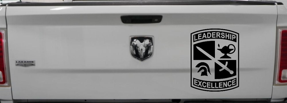 Army ROTC Military Car or Truck Window Decal Sticker
