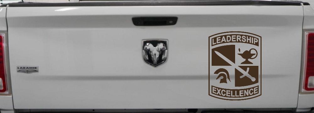 Army ROTC Military Car or Truck Window Decal Sticker