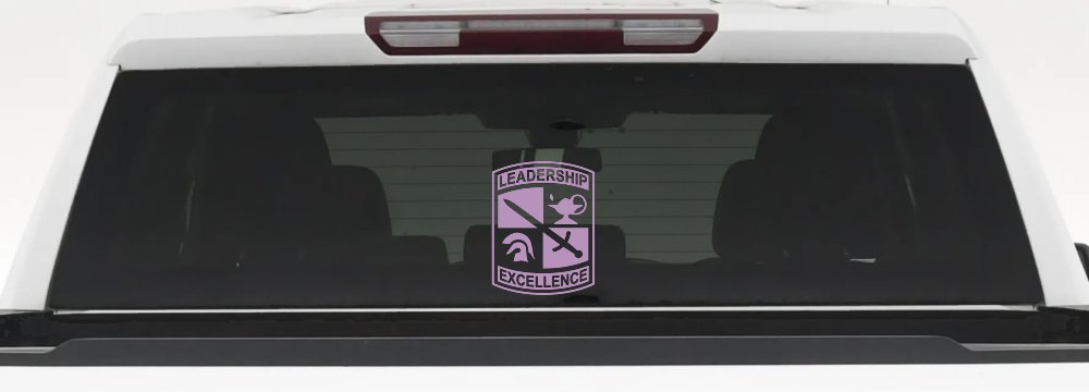Army ROTC Military Car or Truck Window Decal Sticker