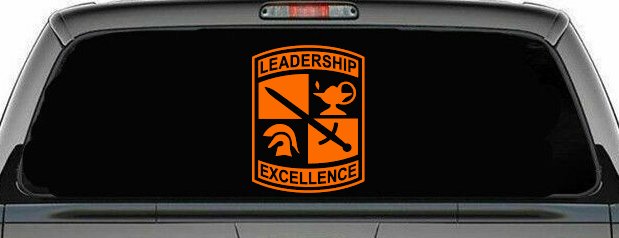 Army ROTC Military Car or Truck Window Decal Sticker