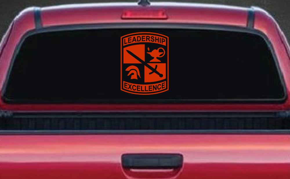 Army ROTC Military Car or Truck Window Decal Sticker