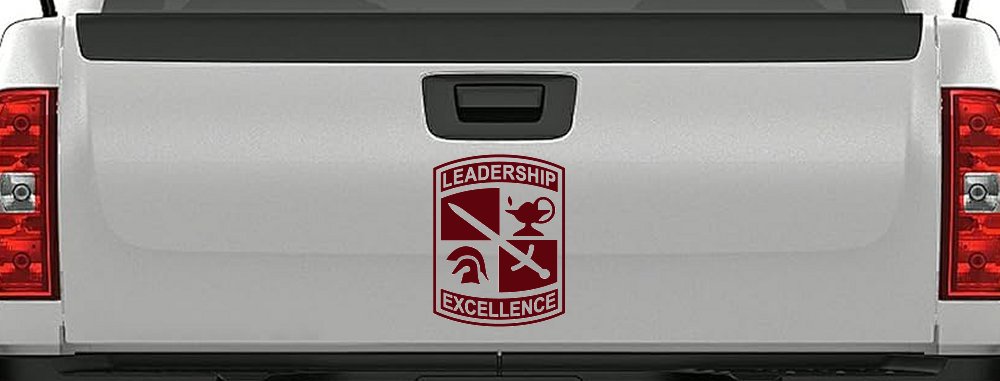 Army ROTC Military Car or Truck Window Decal Sticker