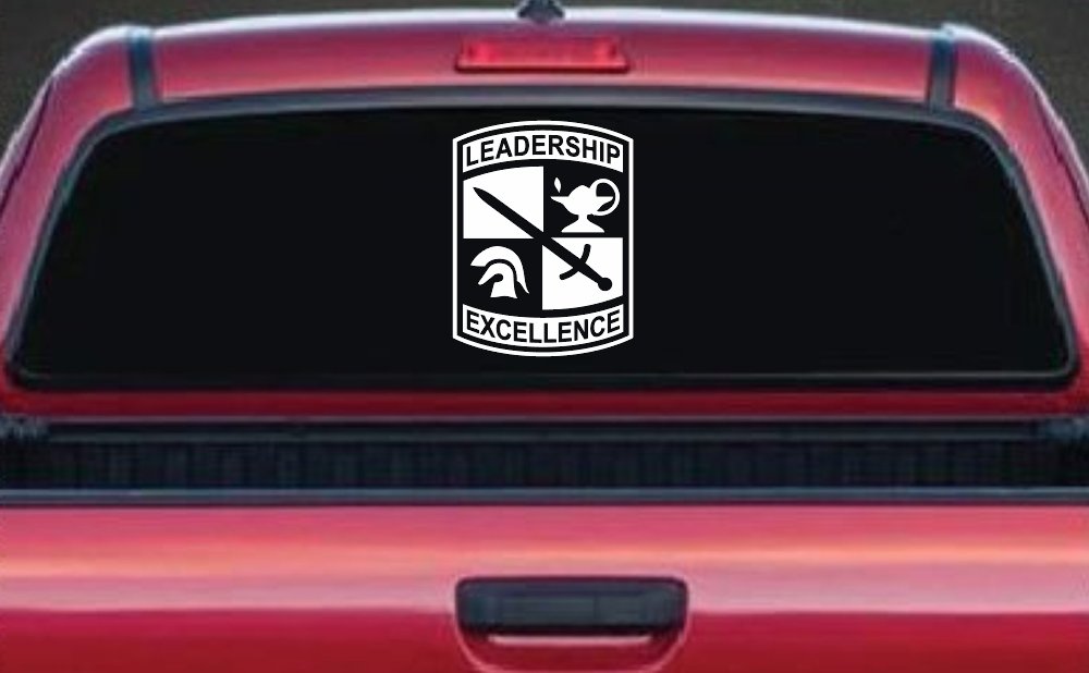 Army ROTC Military Car or Truck Window Decal Sticker